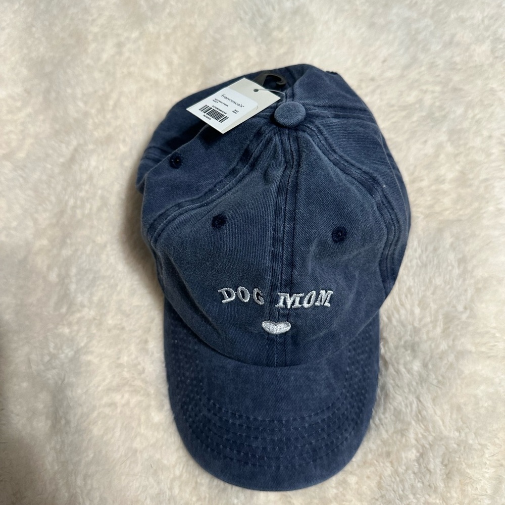 Navy Blue Dog Mom Hat NWT